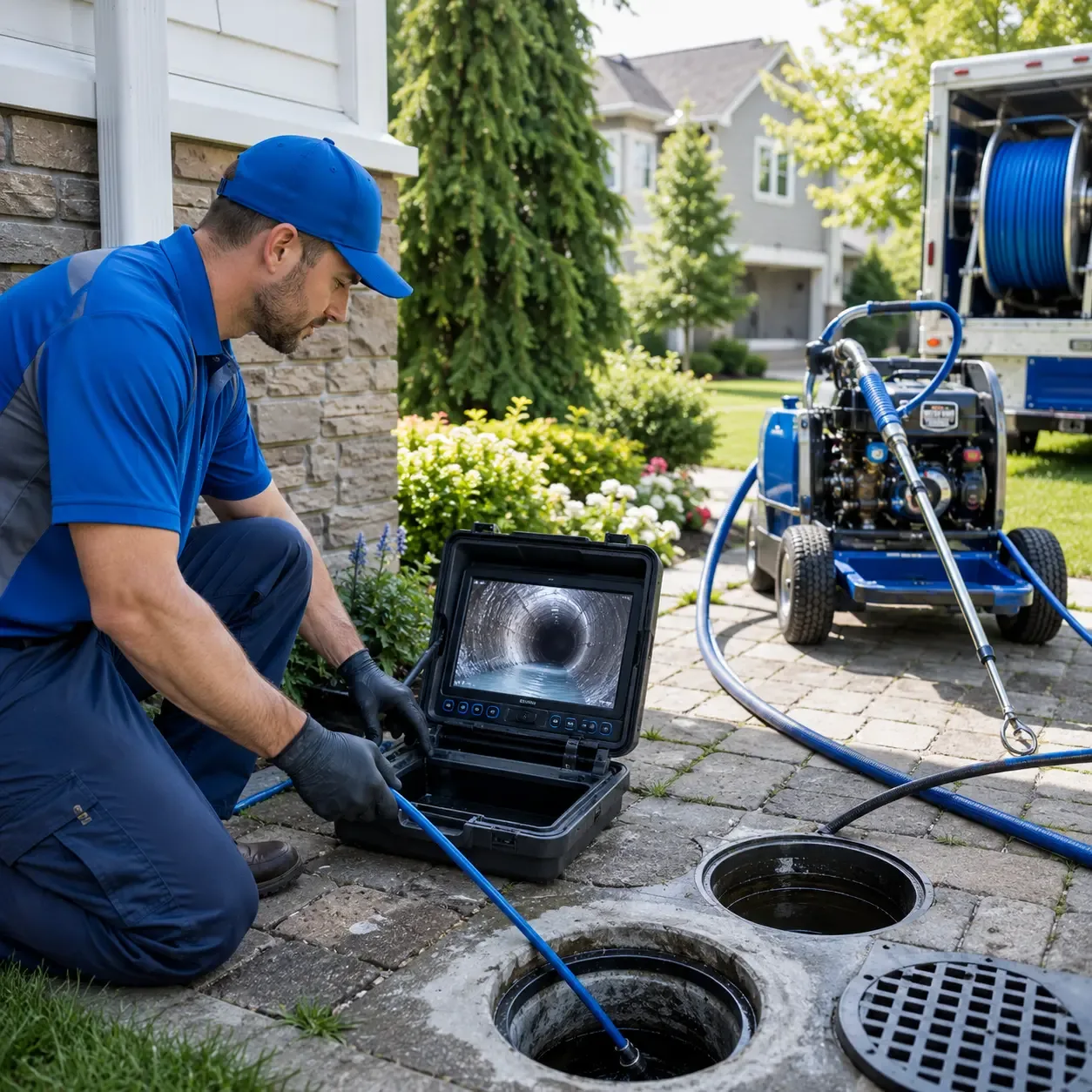 Outdoor drain cleaning professionals serving Orient, NY